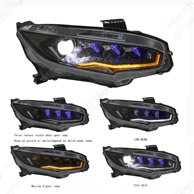 مصابيح ليد تعمل بالنهار مصابيح أمامية ، هوندا سيفيك