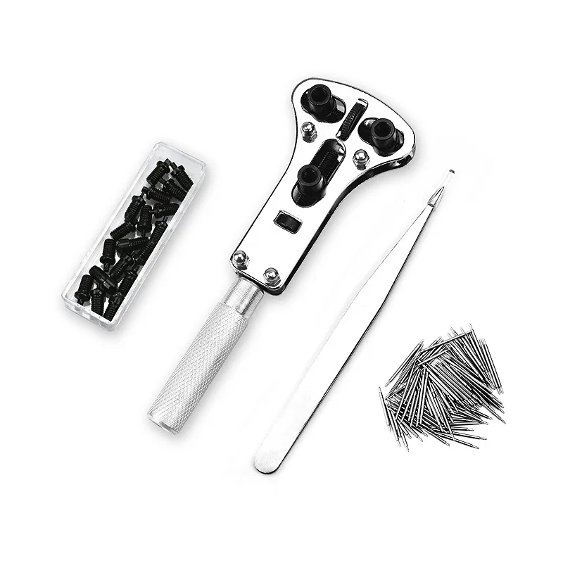 168Pcs Watch Repair Tool Kits Watch Link Pin Remover Case Opener Spring Bar Remover Movement Lid Opener Pry Kits