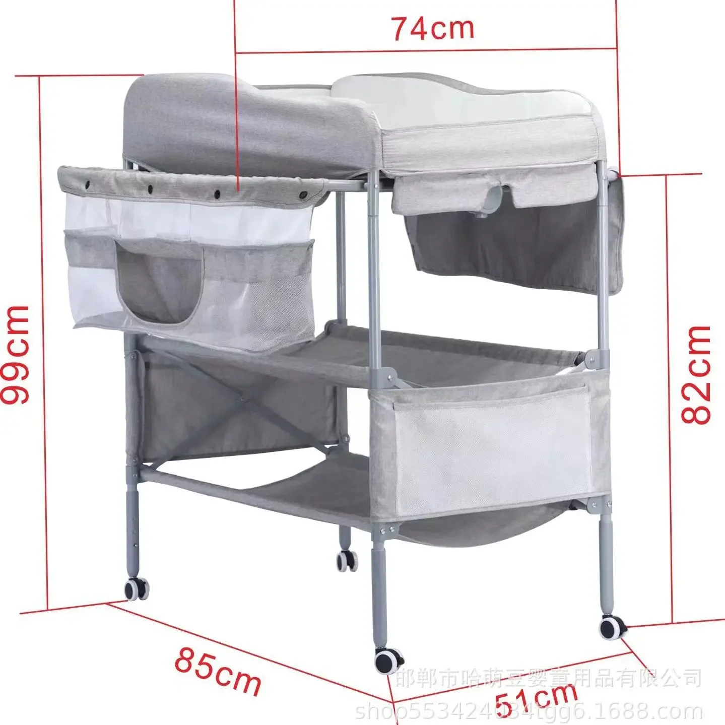 Diaper Stand Baby Care Stand Diaper Table Baby Care Table Portable Folding Multifunctional Touch Household Movable