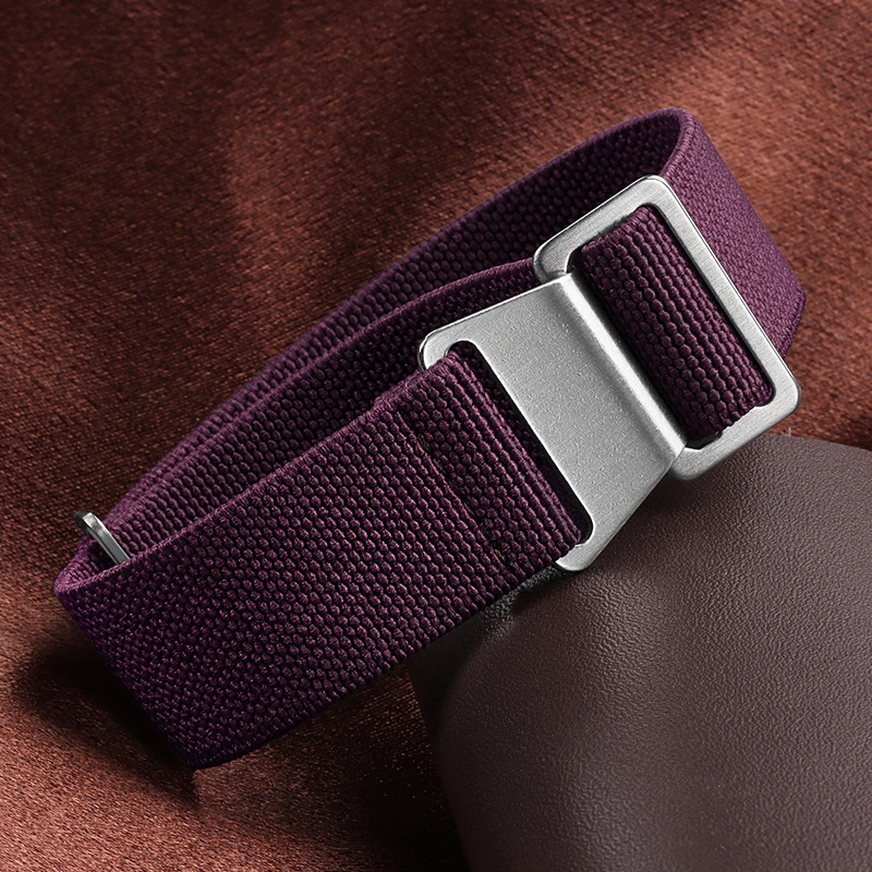 Versatile Nylon Braided Watch Band Elastic Strap - Sport Bracelet