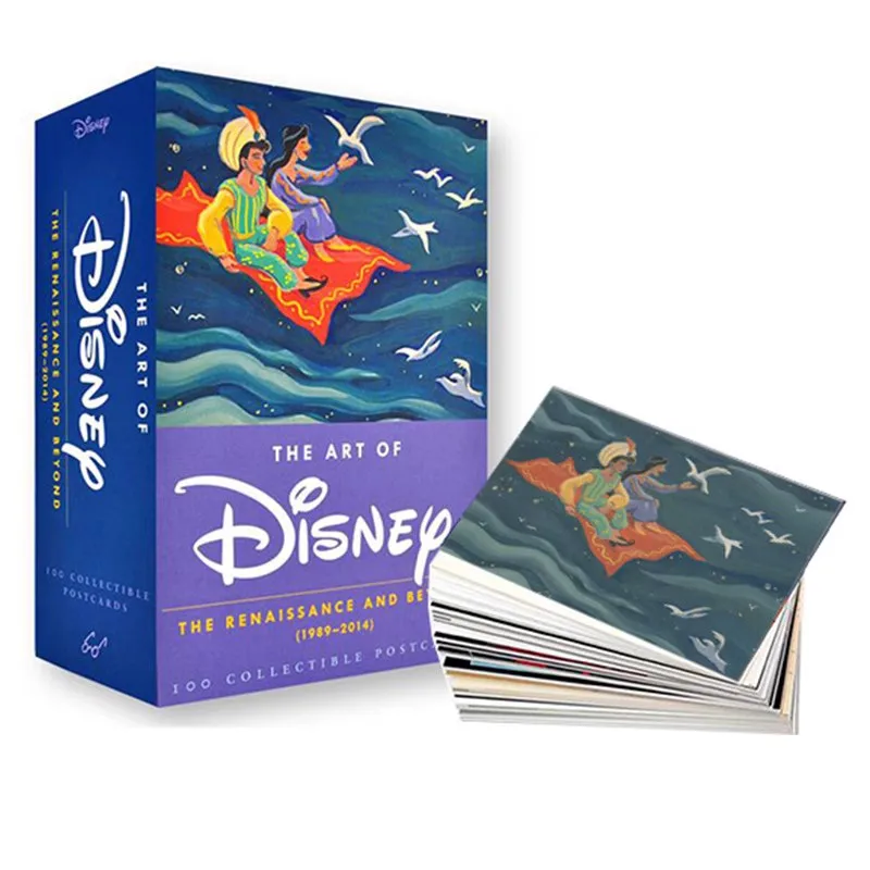 

Disney cartoon frozen bookmark gift box postcard set Collection Card set collection Christmas present Collect postcards gift