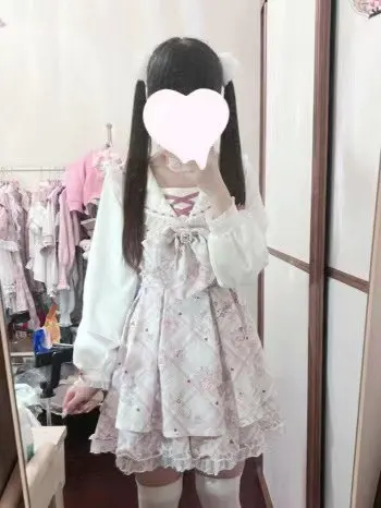 Kawaii Pink Hime Lolita Dress photo review