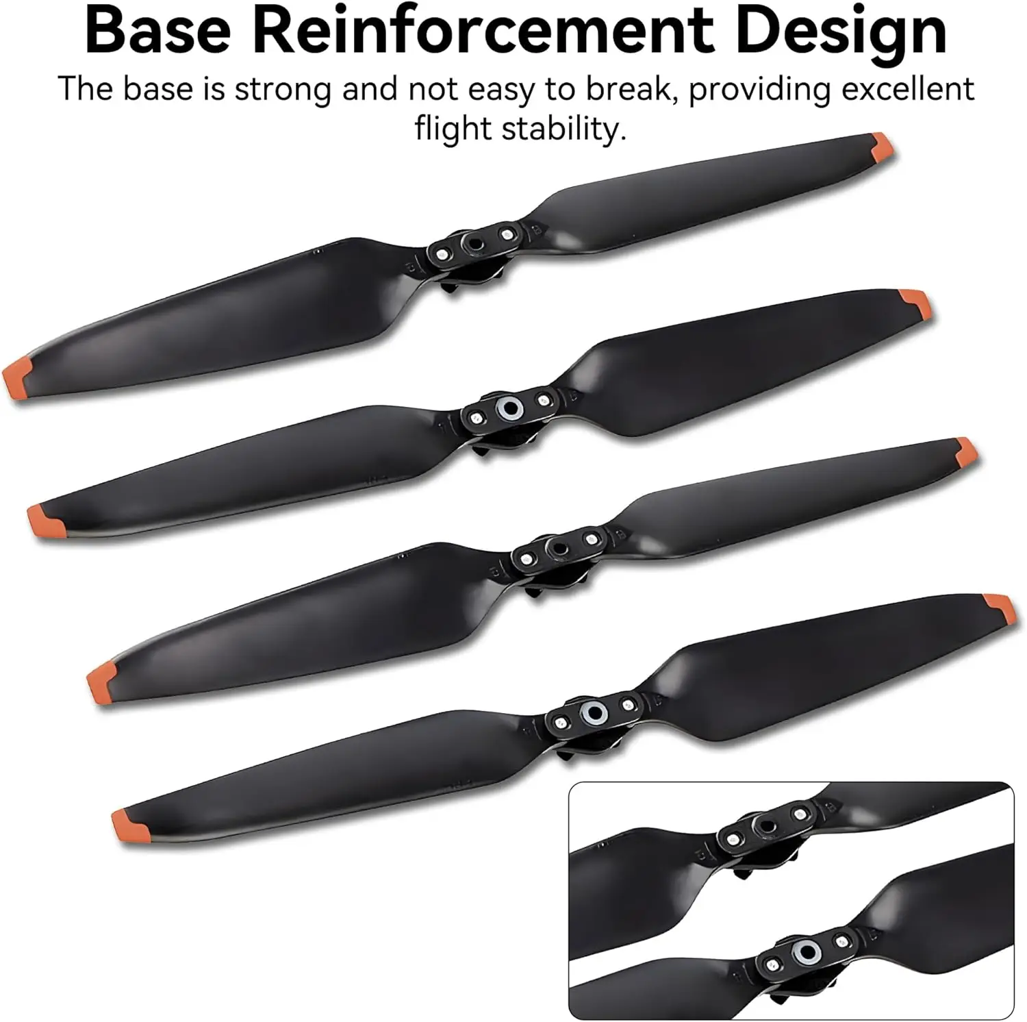 2/4Pairs Propellers Blades Original New Quick-Release Low Noise Quick Release Props For DJI Mavic 3/3 Pro/3 Classic/Cine drone propeller drone propellers drone propeller blades propeller replacement parts