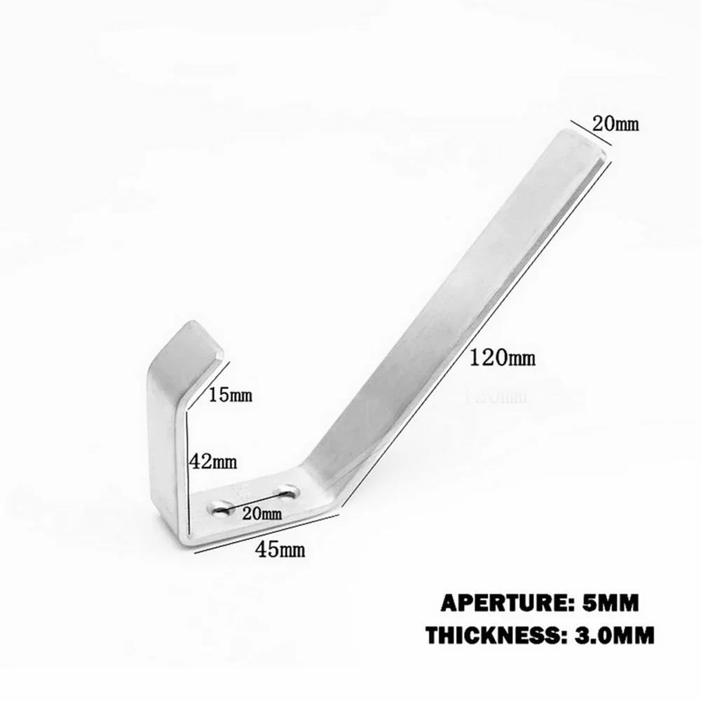 Motorcycle Helmet Holder 1PC 304 Stainless Steel Wall Mounted Helmet Display Rack Bracket Multipurpose Household Coat Hook motorcycle helmet holder
