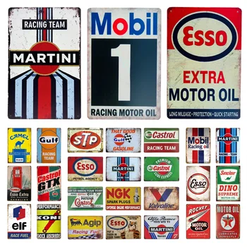 Vintage Gas Oil Metal Signs 1