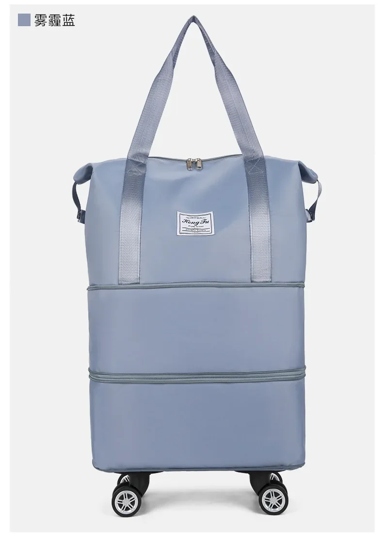 Universal Wheel Student Business Trip Waiting For Birth Storage Bag Waterproof Expandable Duffle Bag Travel Large Capacity