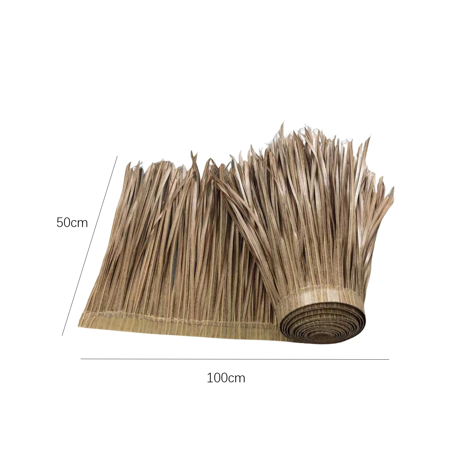Artificial Thatch Roofing for Outdoor Garden Patio - Straw Roof Simulation Panel