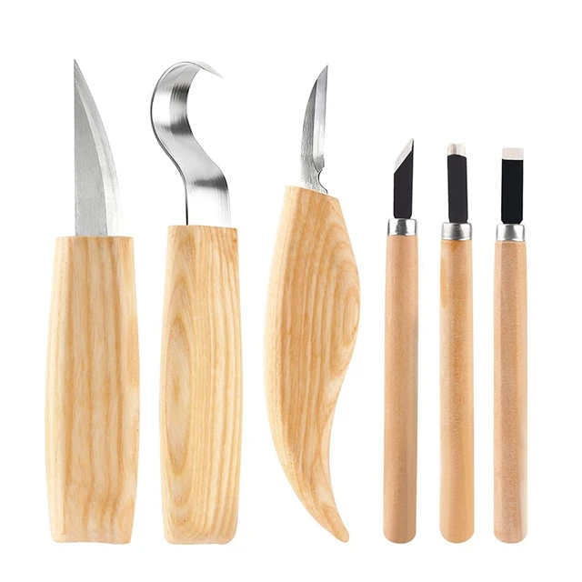 Wood Carving Tool Set Ergonomic Wood Whittling Kit Portable Sharp Wood  Engraving Tool for Carpenter DIY Beginners - AliExpress