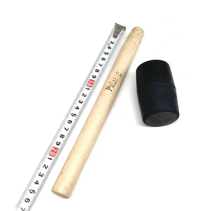 Krachtige 25cm Hammer Handles Thor Hammer Rubber Panel Beating Rubber Wood Jewelry Tool