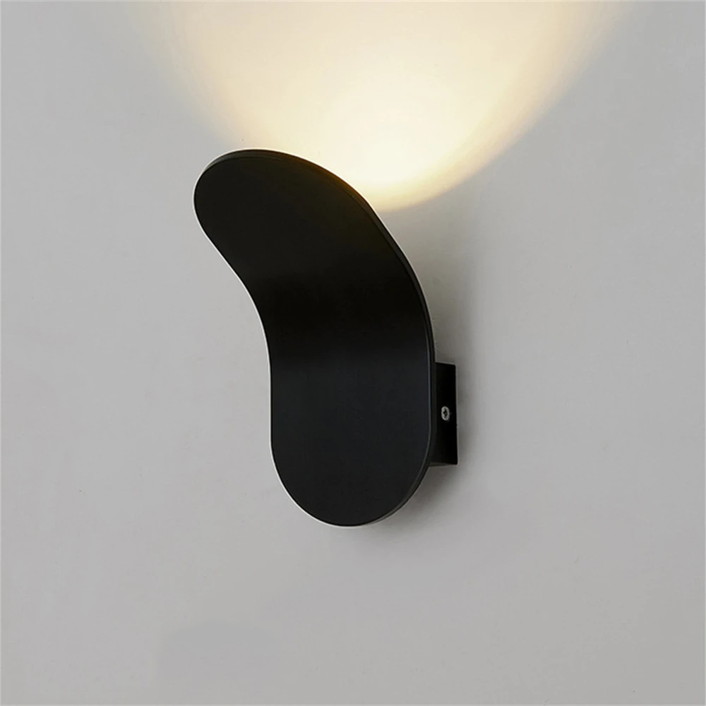 LED 실내 벽 램프, 침실 거실 침대 옆 램프, 현대 가정 조명, 발코니 복도 벽 조명 장식 스콘스, 7W