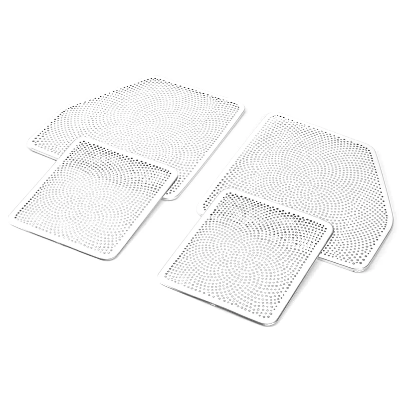 

Крышка для автомобильной двери динамика, декоративная крышка для интерьера, алюминиевая лампа для автомобиля Ford F150 2015-2019