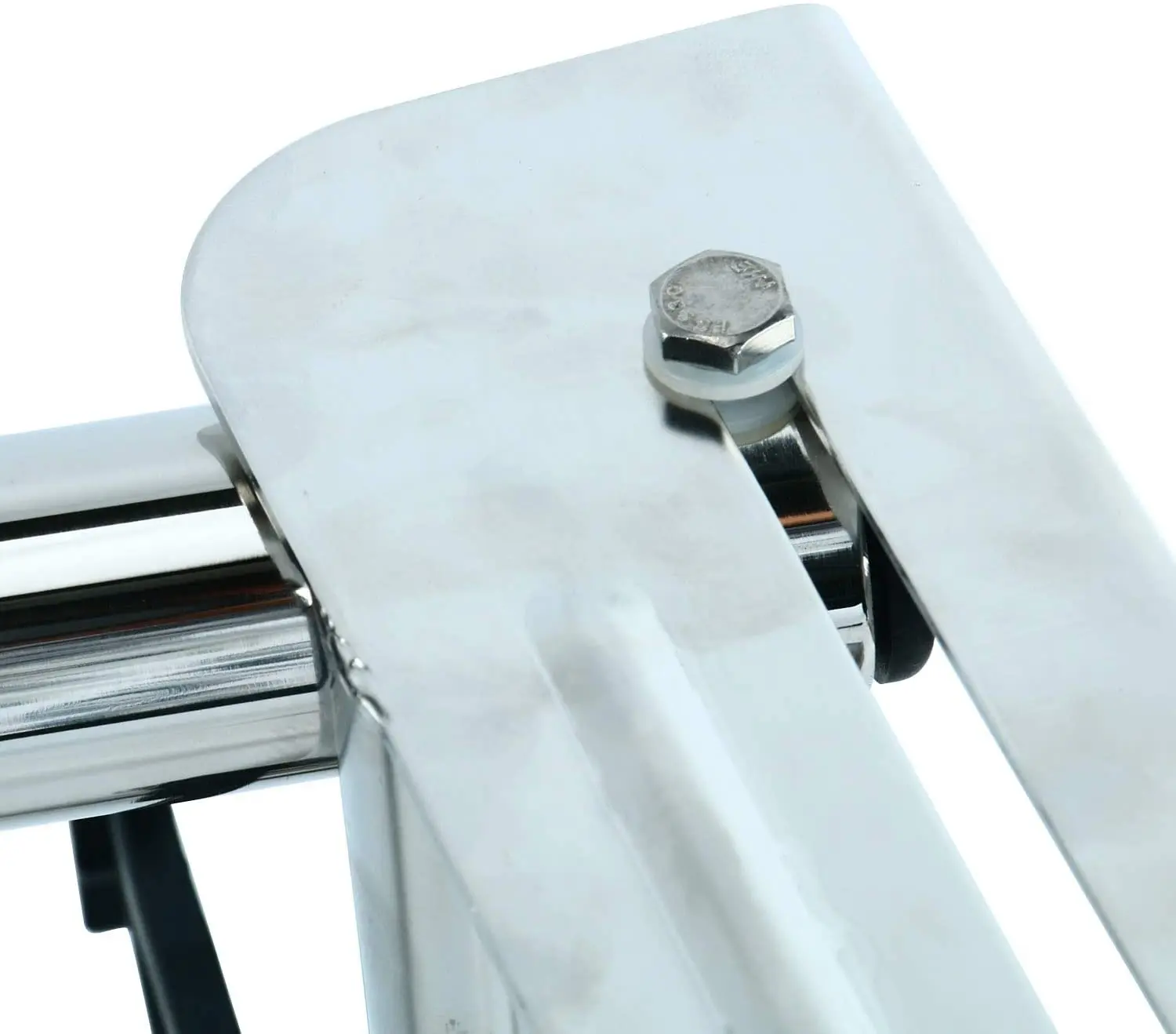 Stainless Steel Marine Launching Ladder Folding Telescopic Boarding Ladder Pedal for Yacht Speedboat Accessories