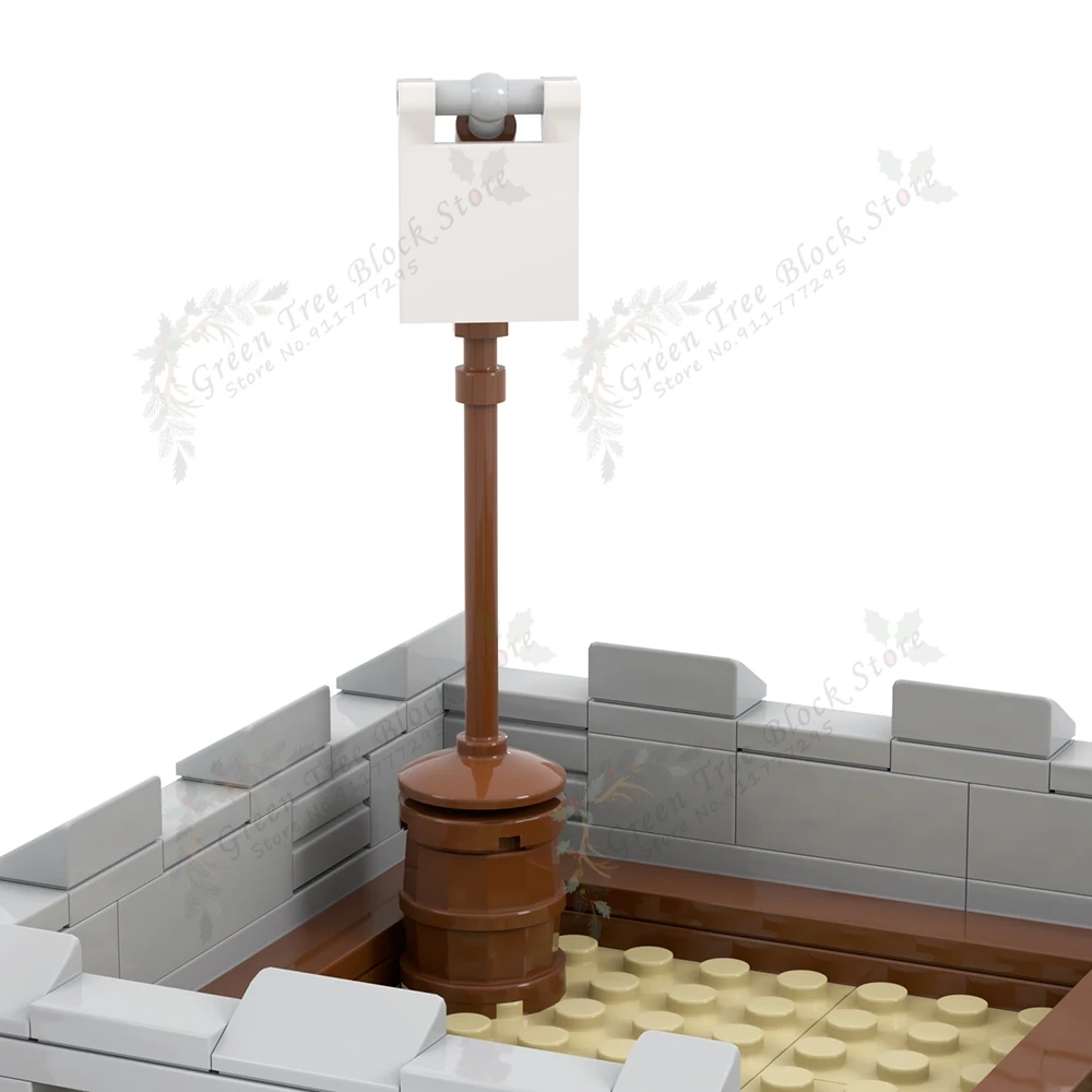 육군 거점 빌딩 블록, 창의적인 군사 전략 전투 요새 장면 모델, 어린이용 DIY 조립 장난감, MOC5078, 577PCs