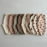 Summer New Baby Pants Korean Kids Spring Organic Cotton Loose Tiger Bear Floral Print Pants Boys And Girls Lantern Trousers 1