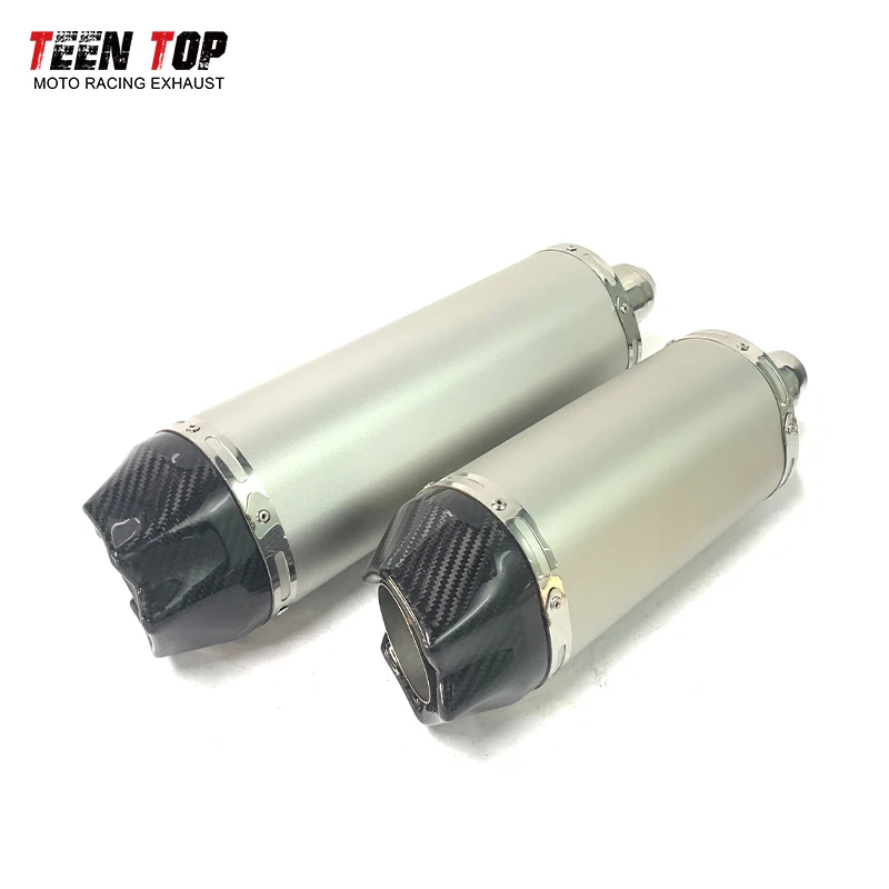 

Универсальная мотоциклетная выхлопная система AR, глушитель из углеродного волокна Ninja650R Z900 SV650 Z1000 Ninja 400 Z400 Escape Moto Tube