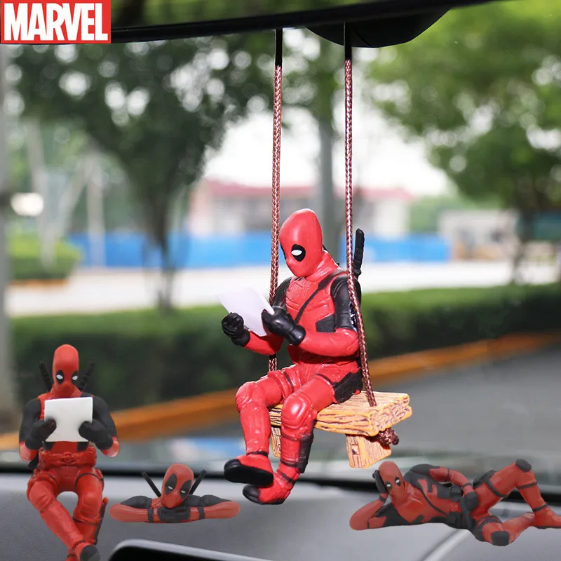  ZKTSRY Deadpool Car Accessories,Classics Anime Figures Model  for Home, Car, Desk and Computer Decorations (Style 2) : Toys & Games