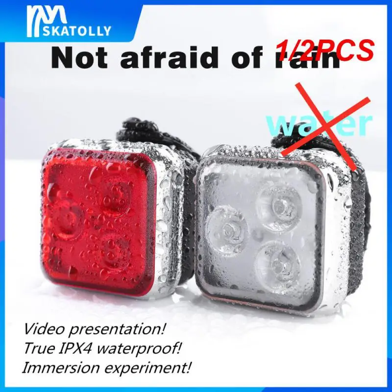 

1/2 шт., водонепроницаемый яркий велосипедный фонарь