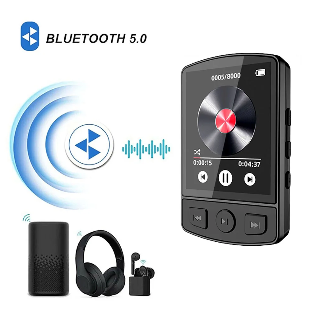 Portable Bluetooth MP3 Player with FM Radio and E-Book