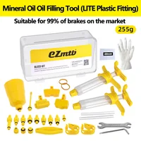 Bicycle Hydraulic Disc Brake Oil Bleed Kit Tools for SHIMANO, SRAM, Avid, MAGURA Series MTB Road Bike Brake Repair Tool Ezmtb 1