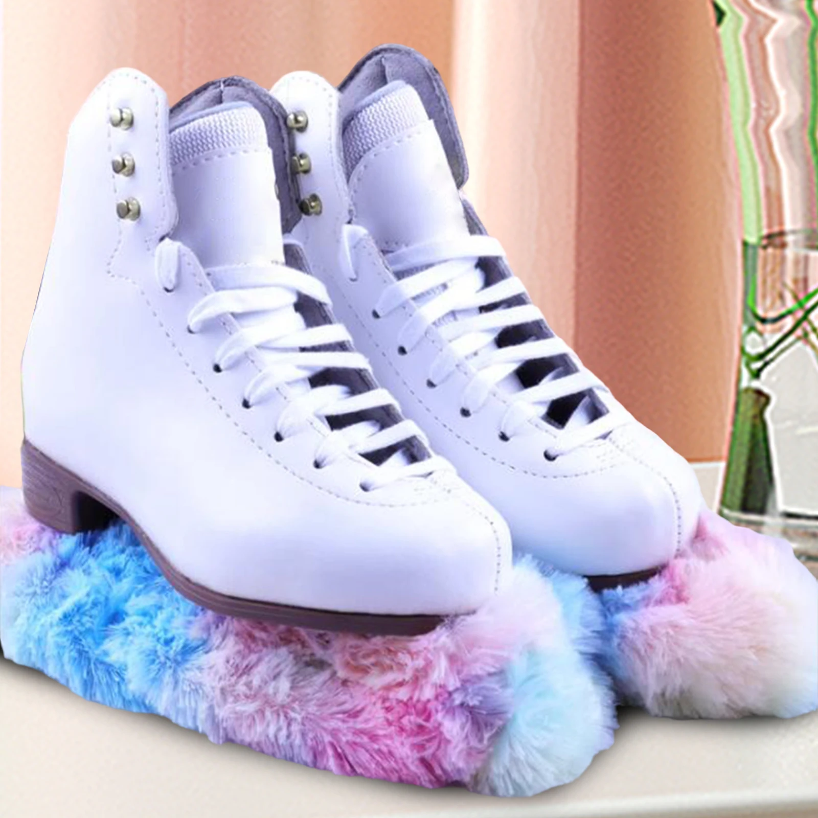Ice Skate Blade Covers Soft Plush Skate Covers Sports Men Women Training penguin