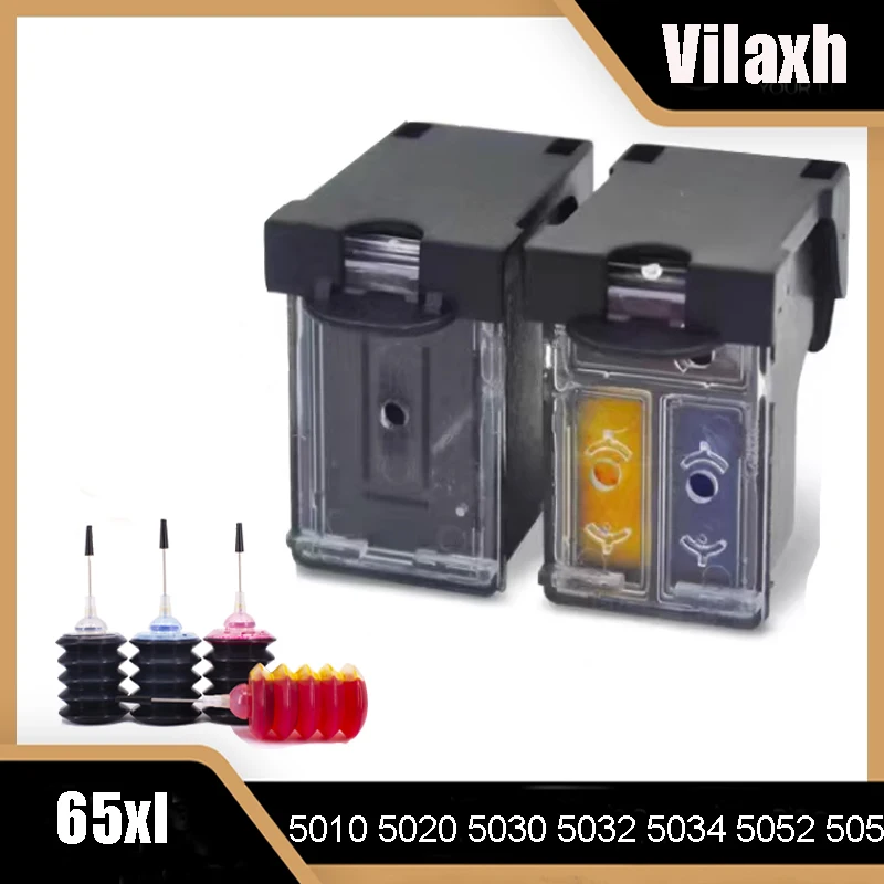 Per Hp 65 65Xl Cartuccia Di Ricarica Di Ricambio Per Hp 65 Xl Deskjet 2622 2640 2680 3755 3752 2655 2652 5052 5055 Stampante