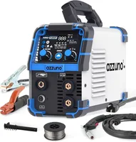 135 Amp MIG Welder, 3 in 1 Multiprocess,110V Flux Core,Flux MIG/Lift TIG/Stick Welding Machine Synergic Control IGBT Inverter 1