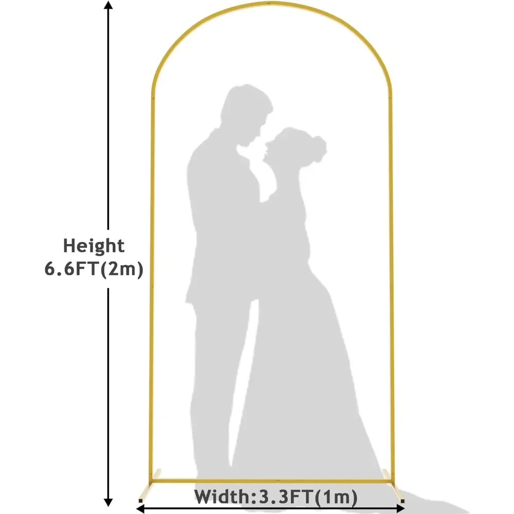 6.6FT Metal Wedding Arch 2