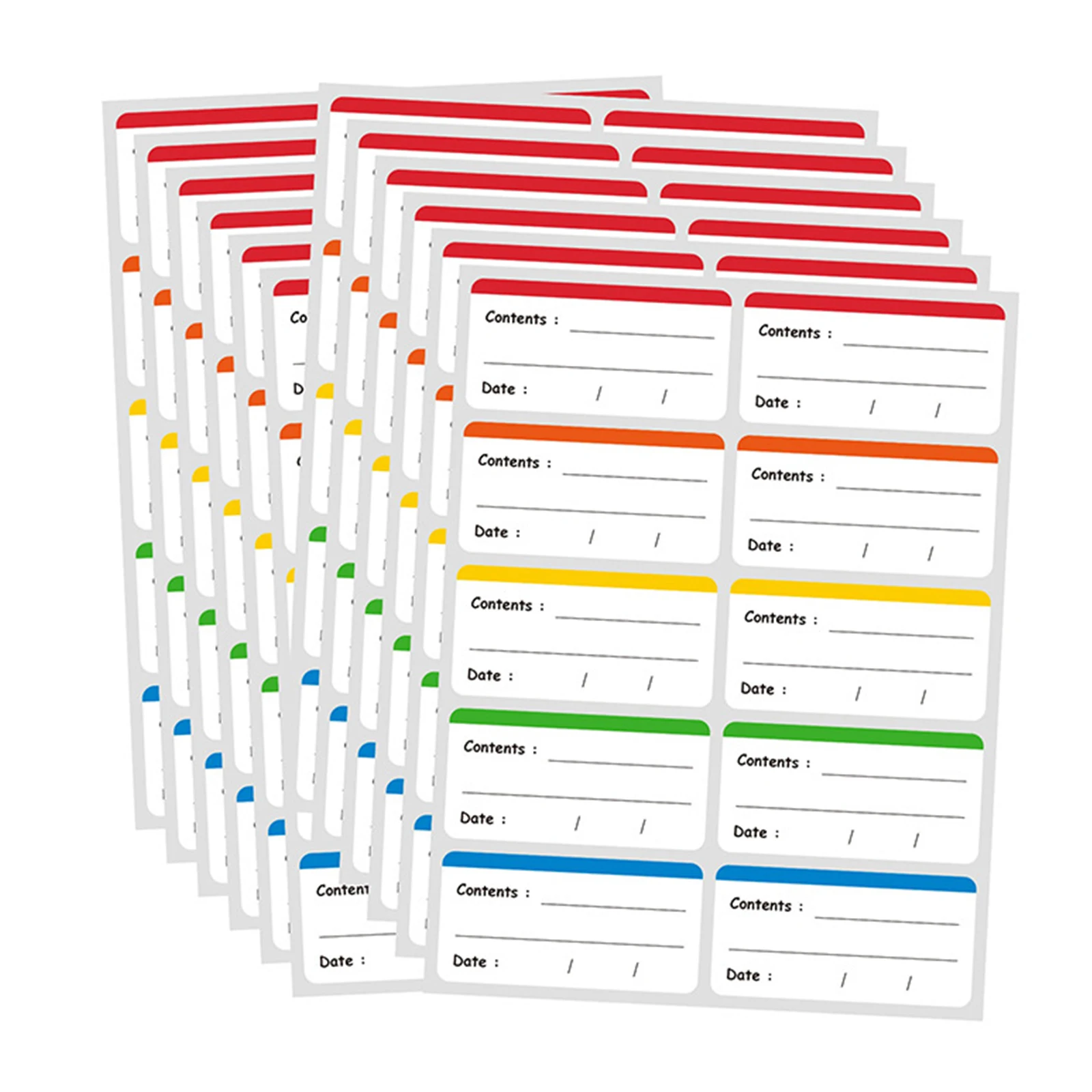 Removable Freezer Labels Food Storage Labels Stickers Can Jar Boxes Refrigerator Kitchen Label Containers 100pcs 6*3cm label stickers