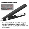 Electric Ceramic Mini Hair Straightener Unisex Portable Flat Iron Wet/Dry Straightening Curling Irons Black FastHeat Hair Curler 4
