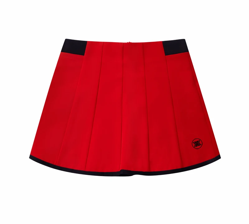 Golf Skorts Skirts for Women Zipper Pockets Knee Length Skort Women's High Waist Athletic Tennis Skirt