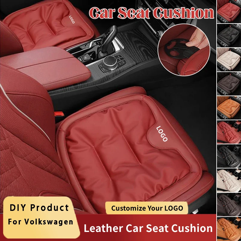 

Leather Car Seat Cushion For VW Volkswagen Golf 7 MK7 Tiguan Passat Jetta Lavida MK2 MK8 Car Seat Protector Cover Anti-skid Pad