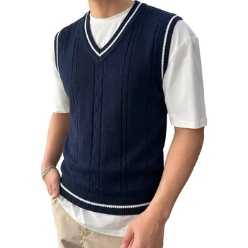Men's Knit Sweater Vest 2