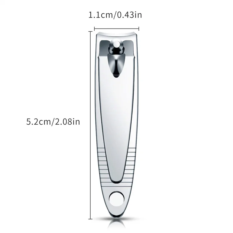 12/15 PCS Nail Clipper Premium Stainless Steel Fingernail Clipper Cutters With Nail File Sharp
