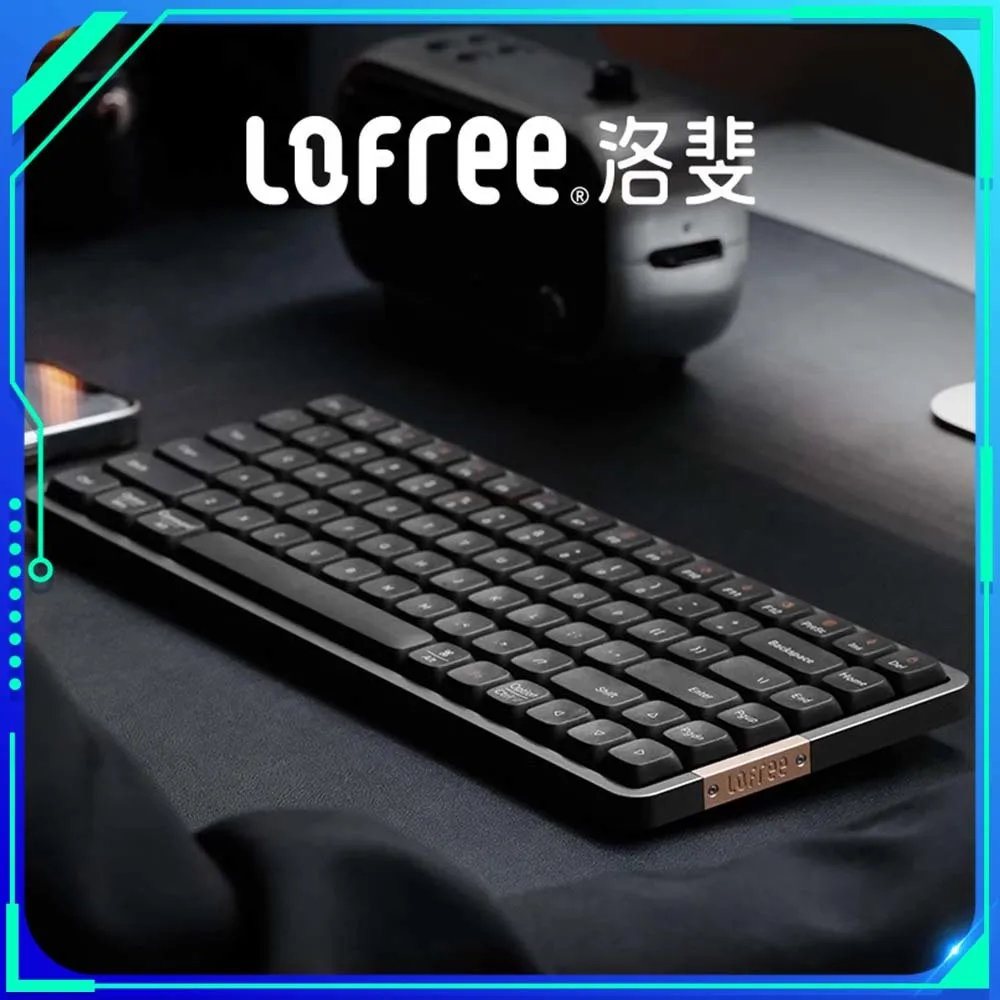 

Lofree Flow Keyboard Xiaoshun 84 Keys Mechanical Keyboard Wireless Bluetooth Gasket For Pc Gaming Office Laptop Gifts