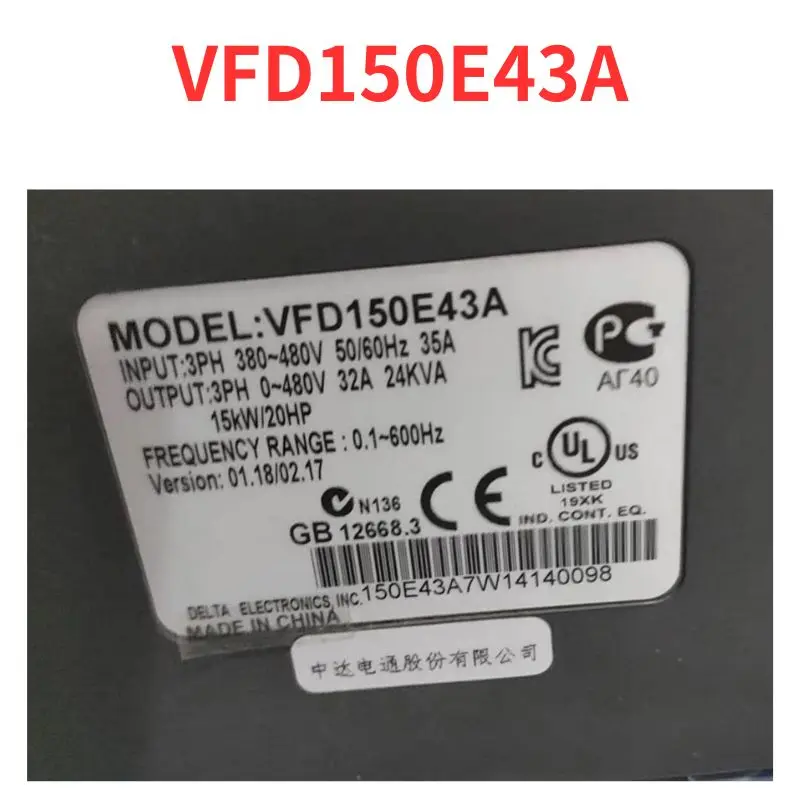 

90% new VFD150E43A frequency converter tested OK