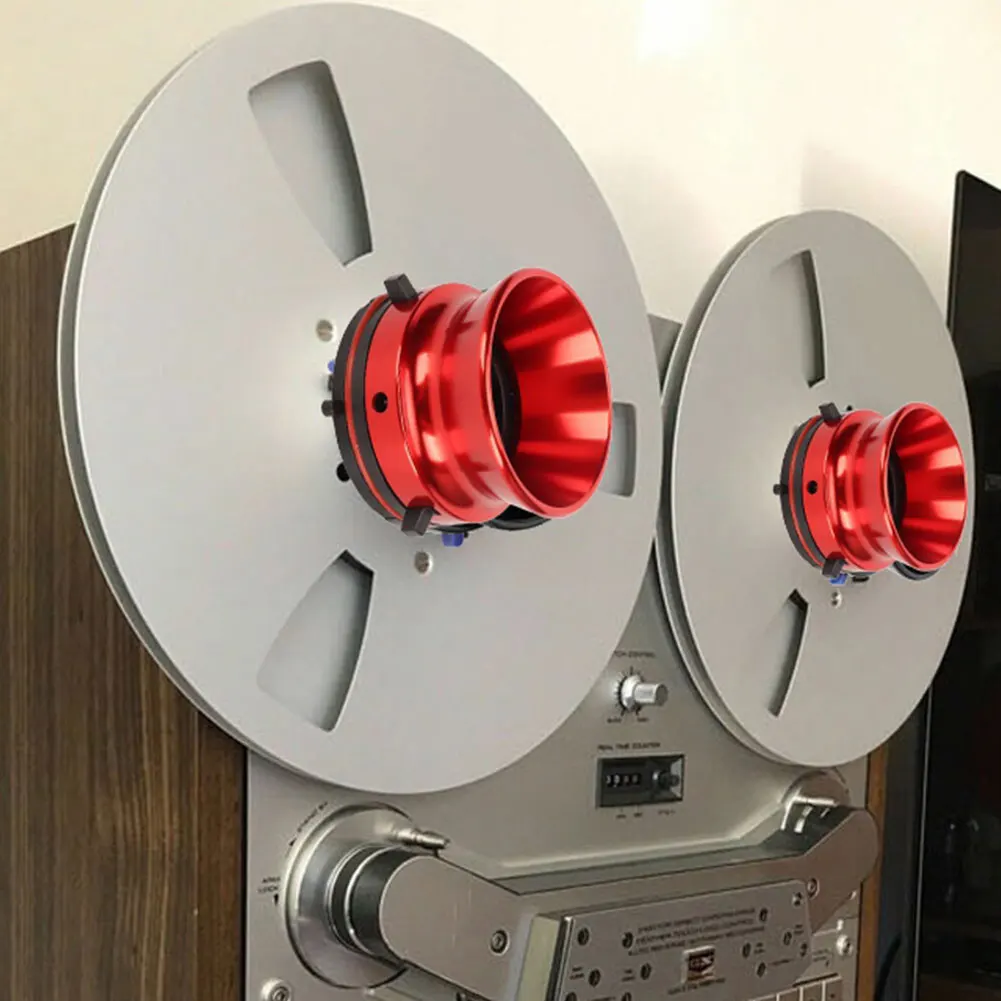 NAB Hub Adapters 10 Inch Polished Aluminum Alloy Opener Universal Reel Tape Recorder Accessories 1 Pair For Studer ReVox