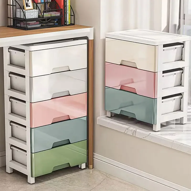 3–7 Layer Drawer Storage Cabinet with Wheels 4