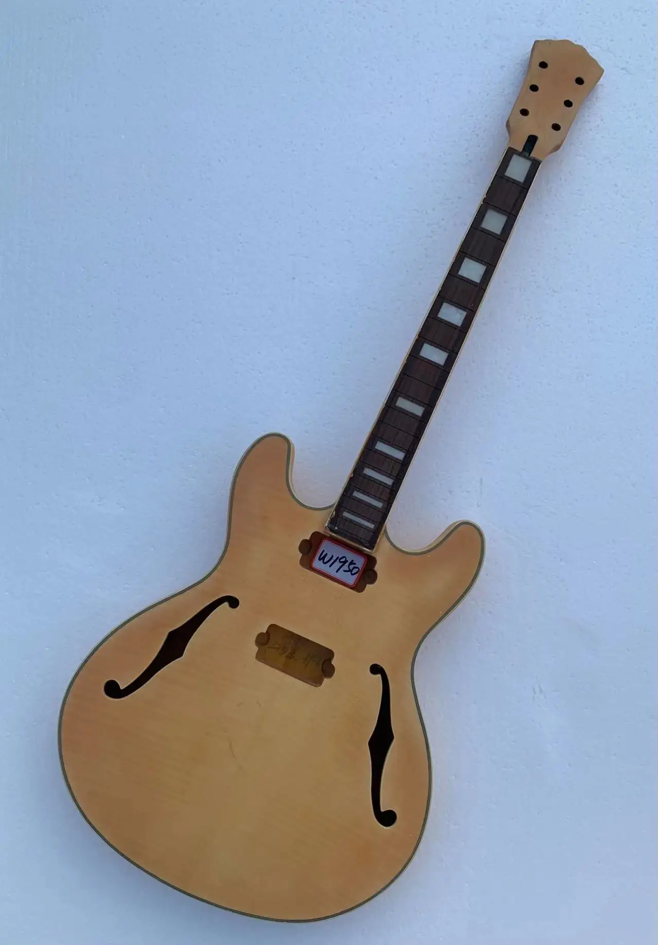 

Discount DIY Custom 6 Strings 335 Style Electric Jazz Guitar Guitarra without Hardwares in Stock Free Shipping W1950