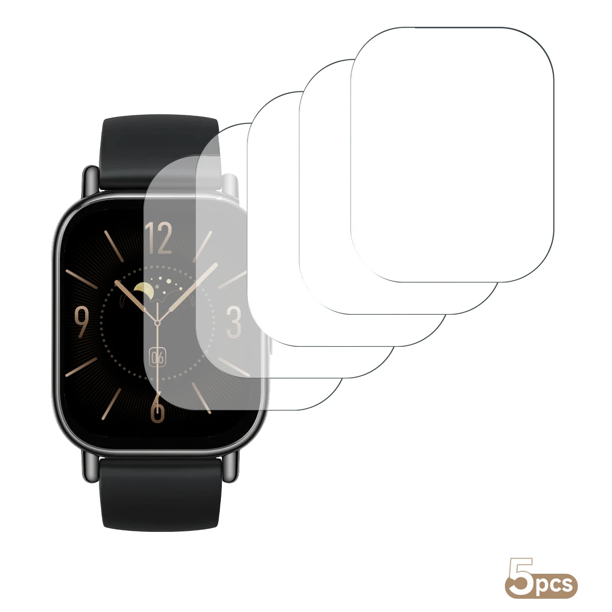 Premium 9H Tempered Glass Screen Protector for Smart Watch - Clear HD Film