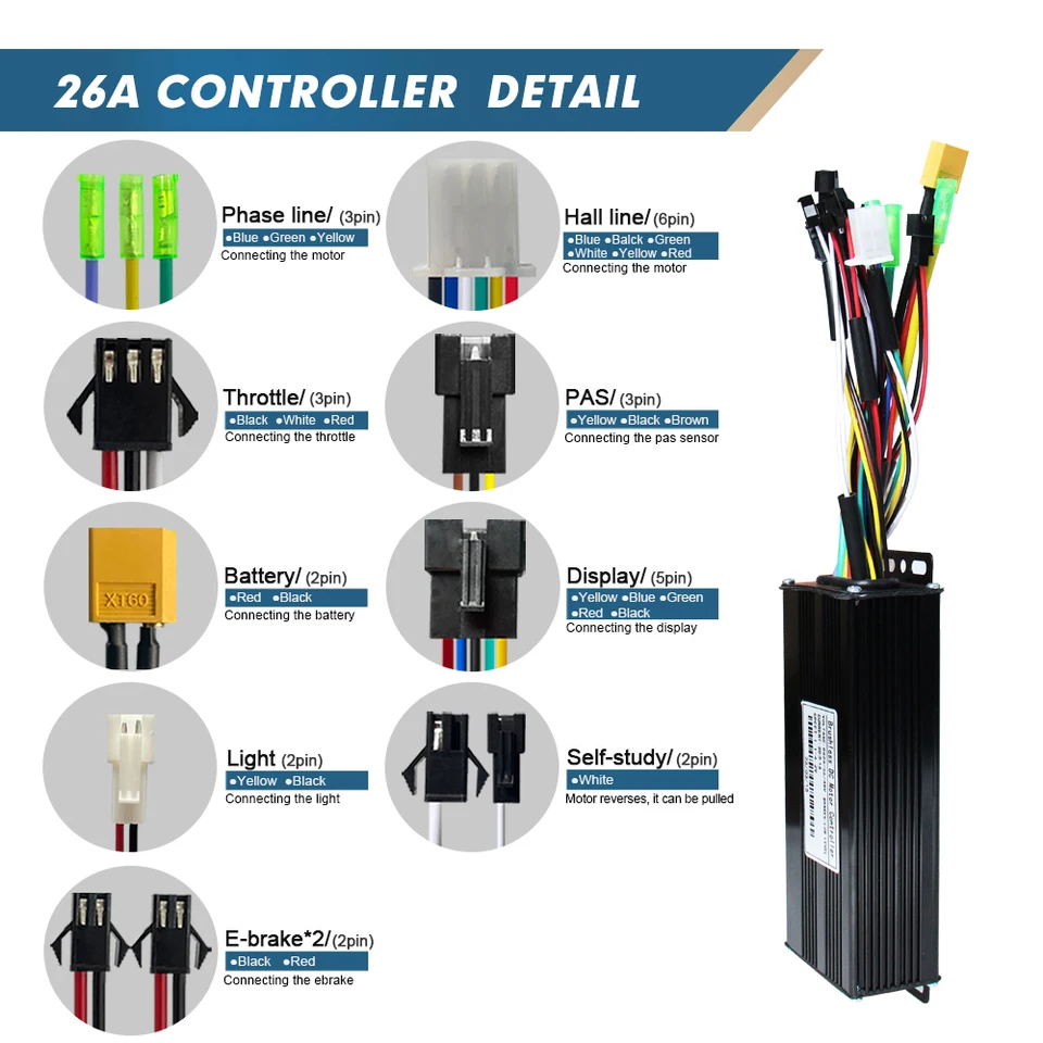 電動ファットバイク電動ホイール,20-4.0インチ,36V 48V 500W