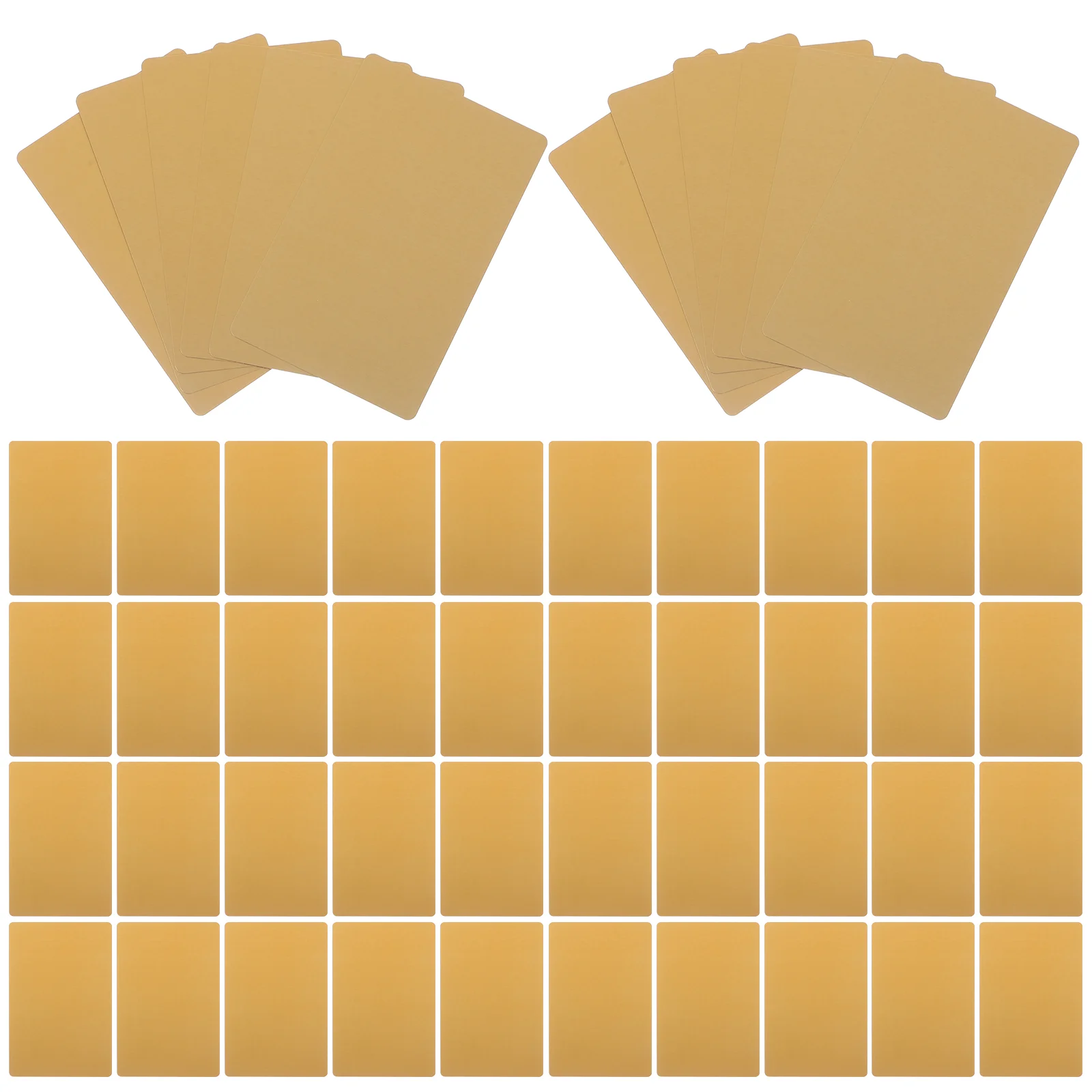 

100Pcs Blank Metal Cards Sublimation Metal Business Cards Thick Business Cards Name Cards