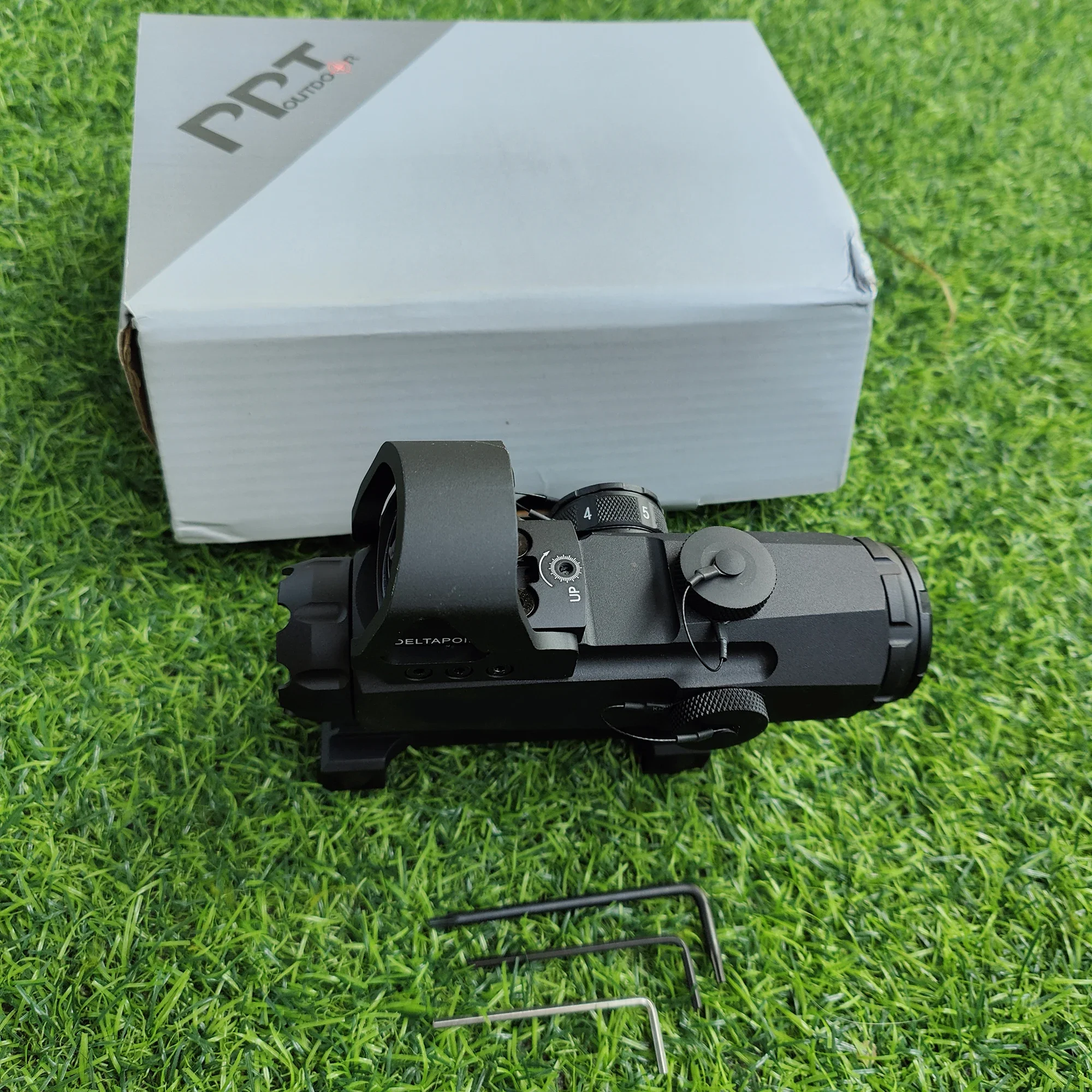 

HAMR Scope 4x24mm Rifle Scope Magnifier Red Dot Sight Riflescope red logo Night Hunting Scopes Sniper Rifle Scope With Logo