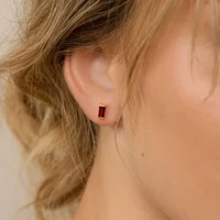 EManco – boucles d'oreilles rectangulaires en acier inoxydable, strass colorés, bijoux de fête haut de gamme, vente en gros 3