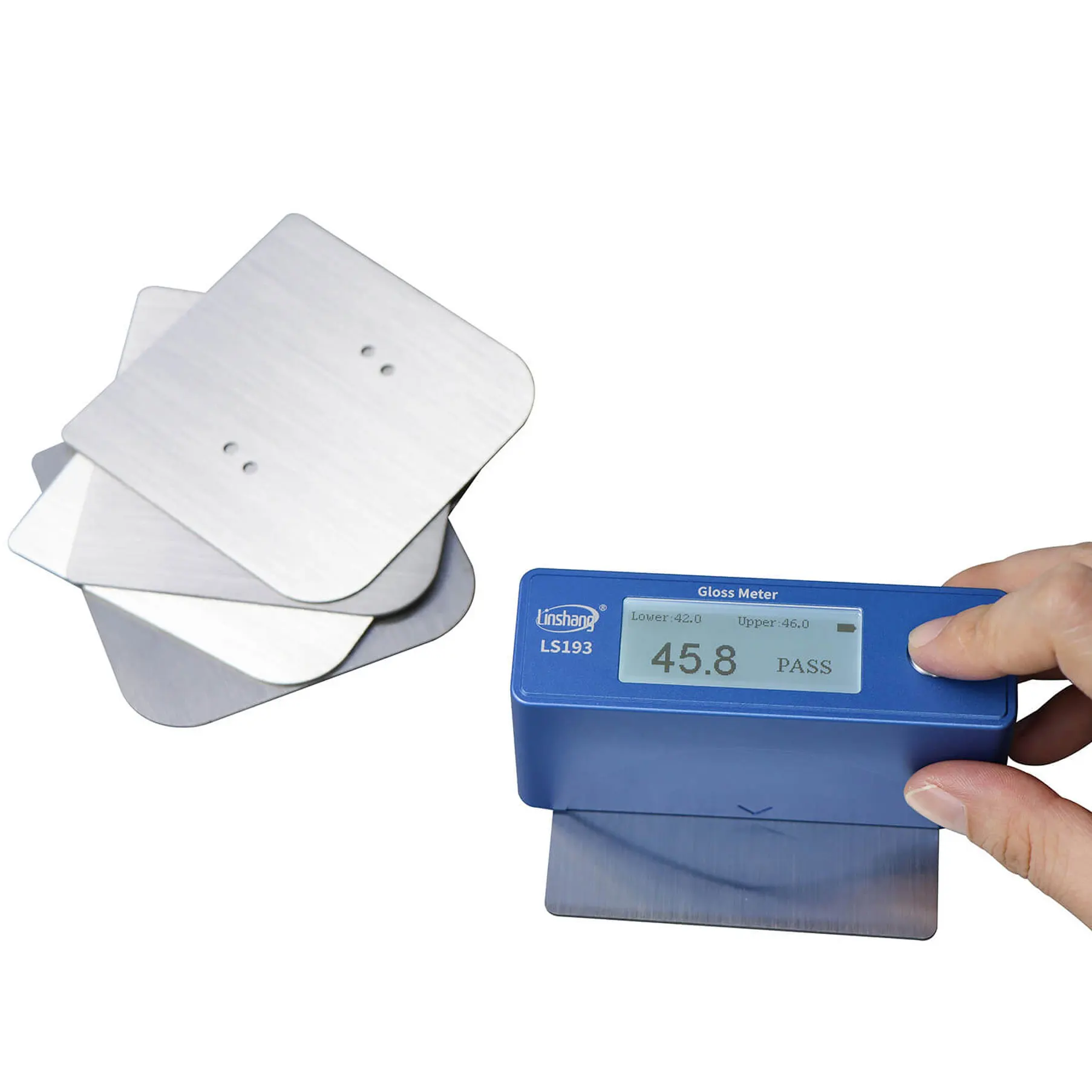 Glossmeter LS193 Gloss meter measuring range 0-1000GU gloss measurement on curved or mini size material 5