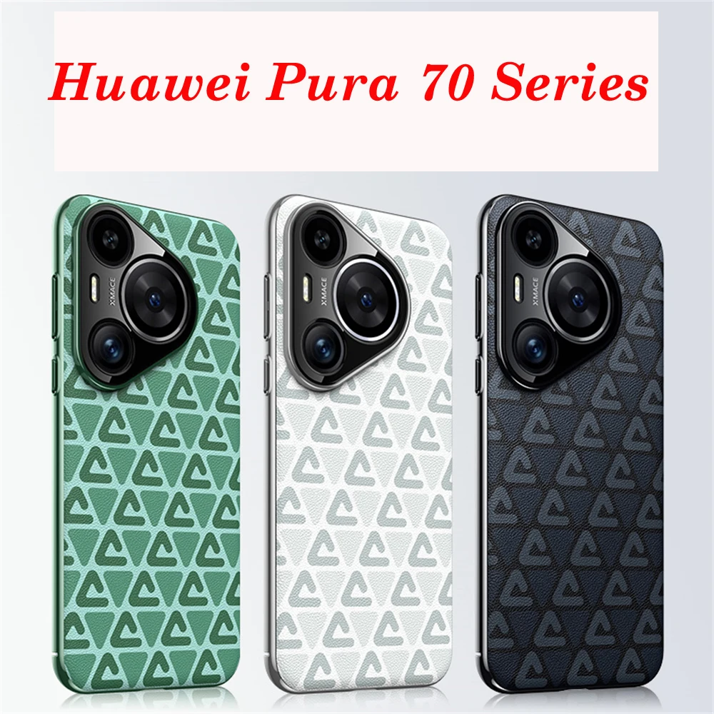 Galvanoplastia Mobile Shell Case Tampa de Proteção de Lente Fit para Huawei Pura 70 Ultra Huawei P70 Pro Plus Alta Qualidade