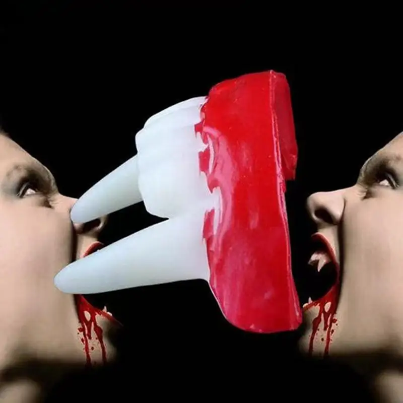 Spooky Vampire Dentures for Halloween Parties and Pranks