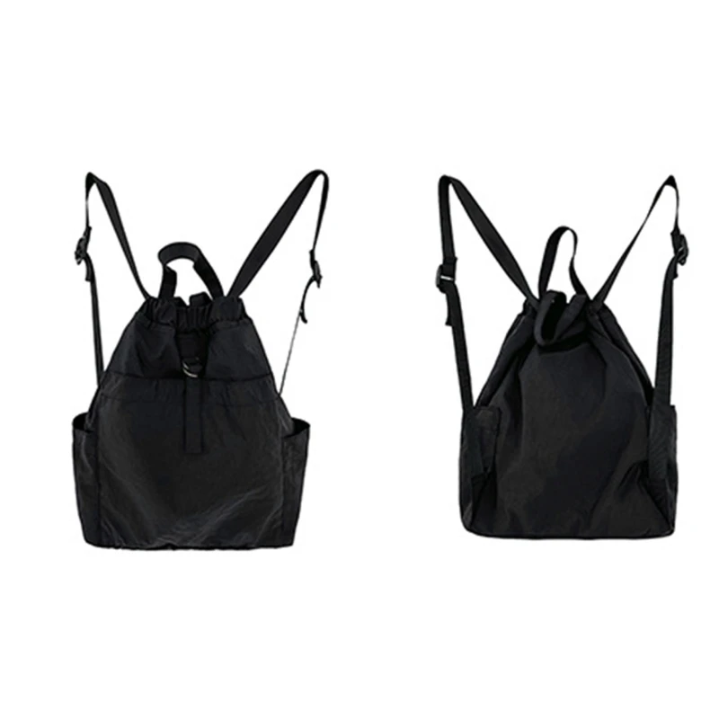 Women Backpack Travel Backpack Solid Color Shoulder Bag Nylons Backpack Student School Backpack Casual Daypacks
