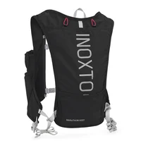 Inoxto Quick Drying Running Backpack Men 5L Ultra-light Hydrating vest Mountain Bike Cycling Bag Breathable 2L Water Bag Bottle 1