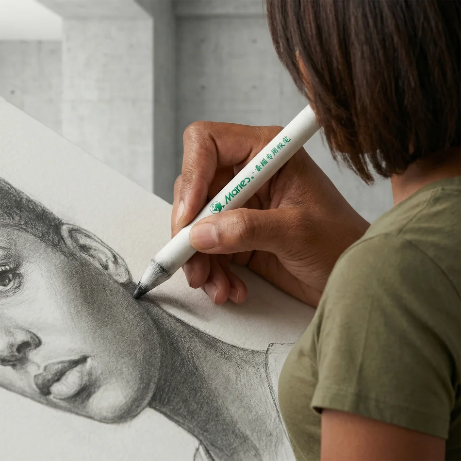 종이 와이프 펜 3개 아트 하이라이트 스케치 용지 및 펜 와이프 세트 와이프 펜 페인팅 스미어 용품 라이스 페이퍼 디테일 러브