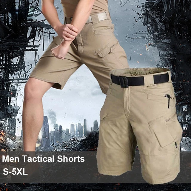 2023 Outdoor Men Classic Tactical Shorts Hunting Fishing Military Cargo  Shorts Upgraded Waterproof Multi-pocket Short